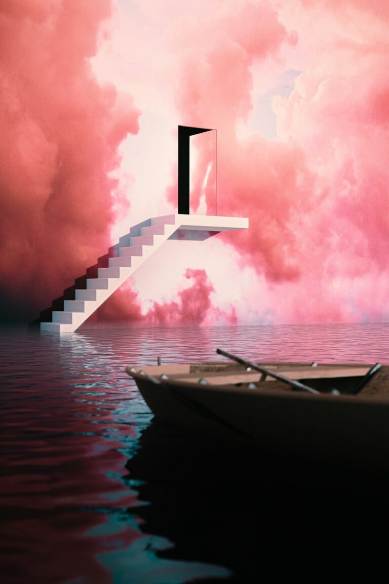 Perspectival Stairway and Sky