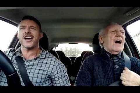 Dad with dementia and son singing, "Oklahoma!"