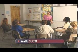 Teepa Snow giving a class on Dementia