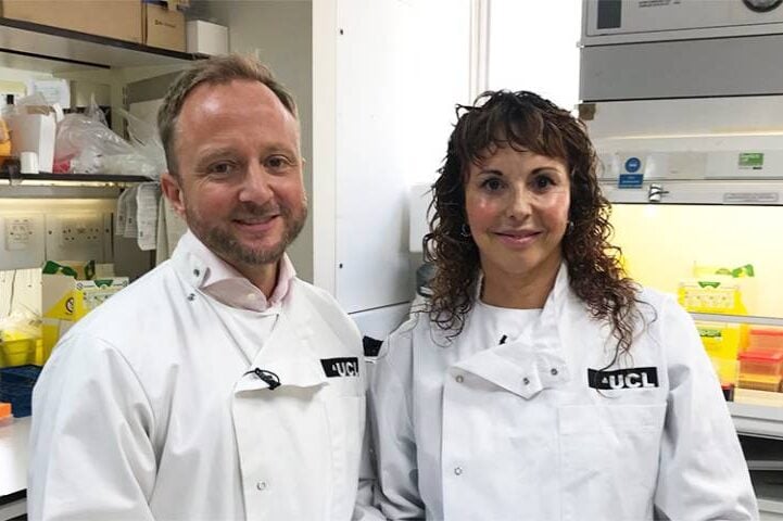UCL Scientists Ed Wild and Sarah Tabrizi