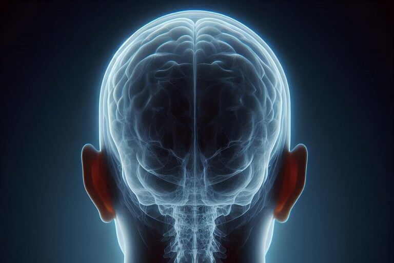 ai generated, x-ray, head, skeleton, brain, snapshot, body, man, health, medicine, muscles, bone