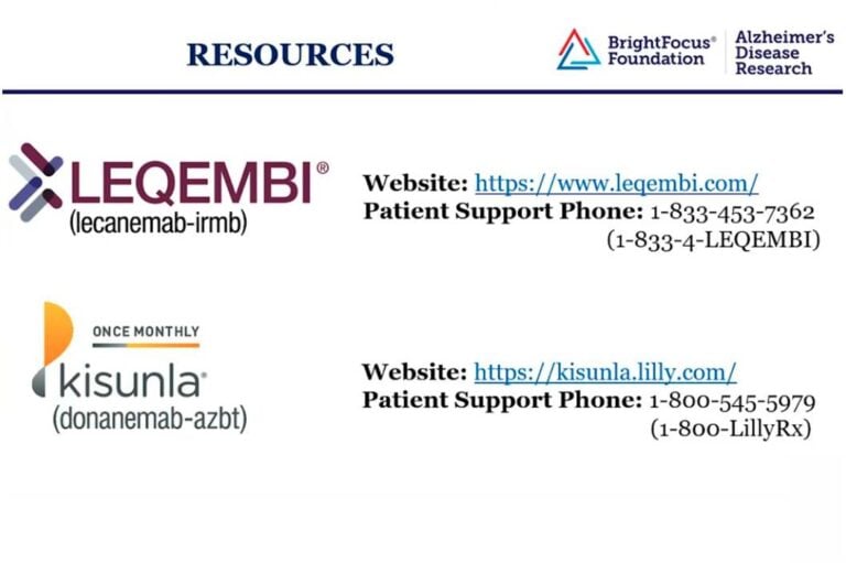 Leqembi and Kisunla Support Information