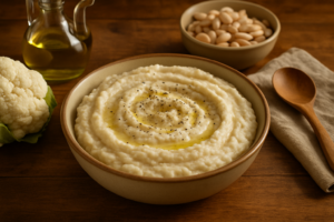 Creamy Cauliflower and White Bean Mash