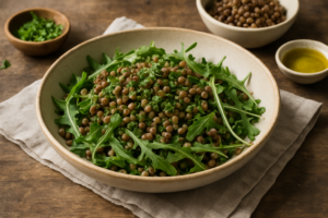 Herbed Lentil and Arugula Salad