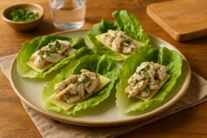 Herbed Turkey and Swiss Lettuce Wraps