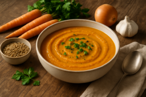 Lentil and Carrot Puree Soup