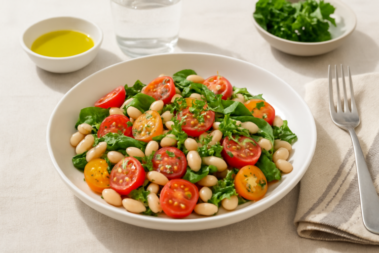 Quick Tomato & White Bean Salad