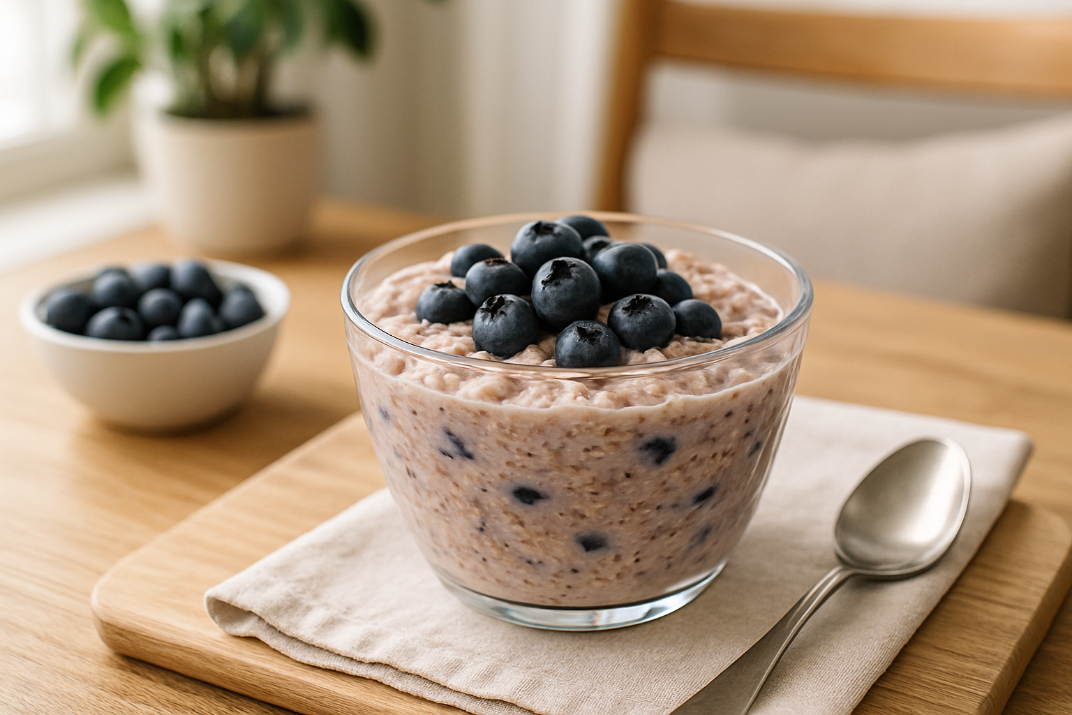 Soft Blueberry Oatmeal