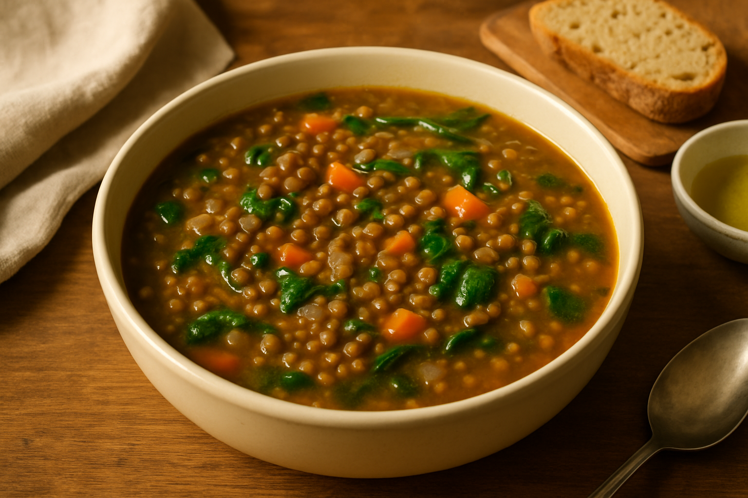 Soft Mediterranean Lentil Soup