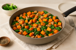 Turkey and Sweet Potato Skillet